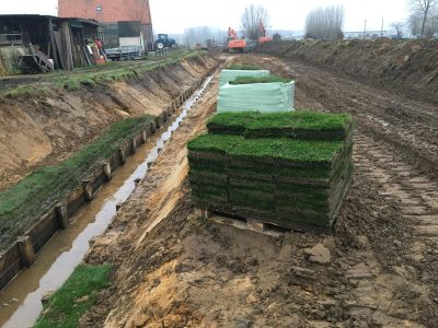 Blokzoden op pallet